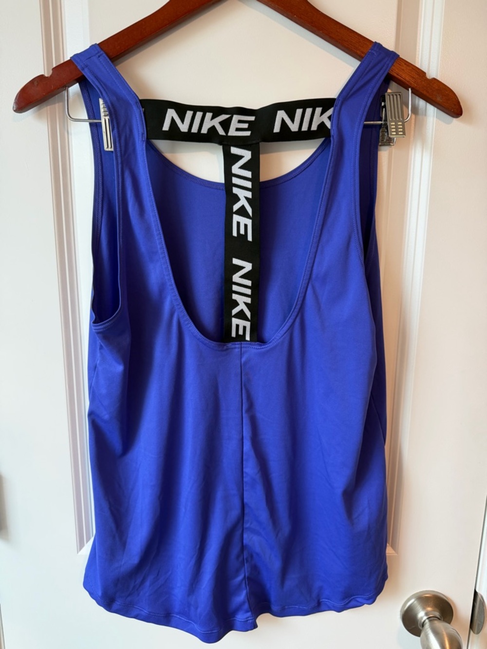 ⚡️Nike Dri-Fit Royal Blue Tank with Branded Black Back Strap